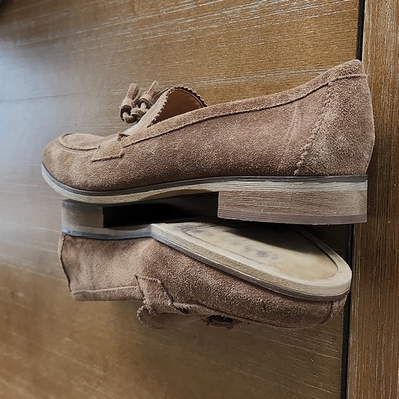 FRANKO SARTO SUEDE LOAFERS WIT TASSELS - Picture 8 of 9